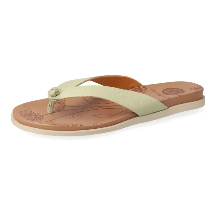 Chakane : Ladies Leather Sandal in Mint - Image 2