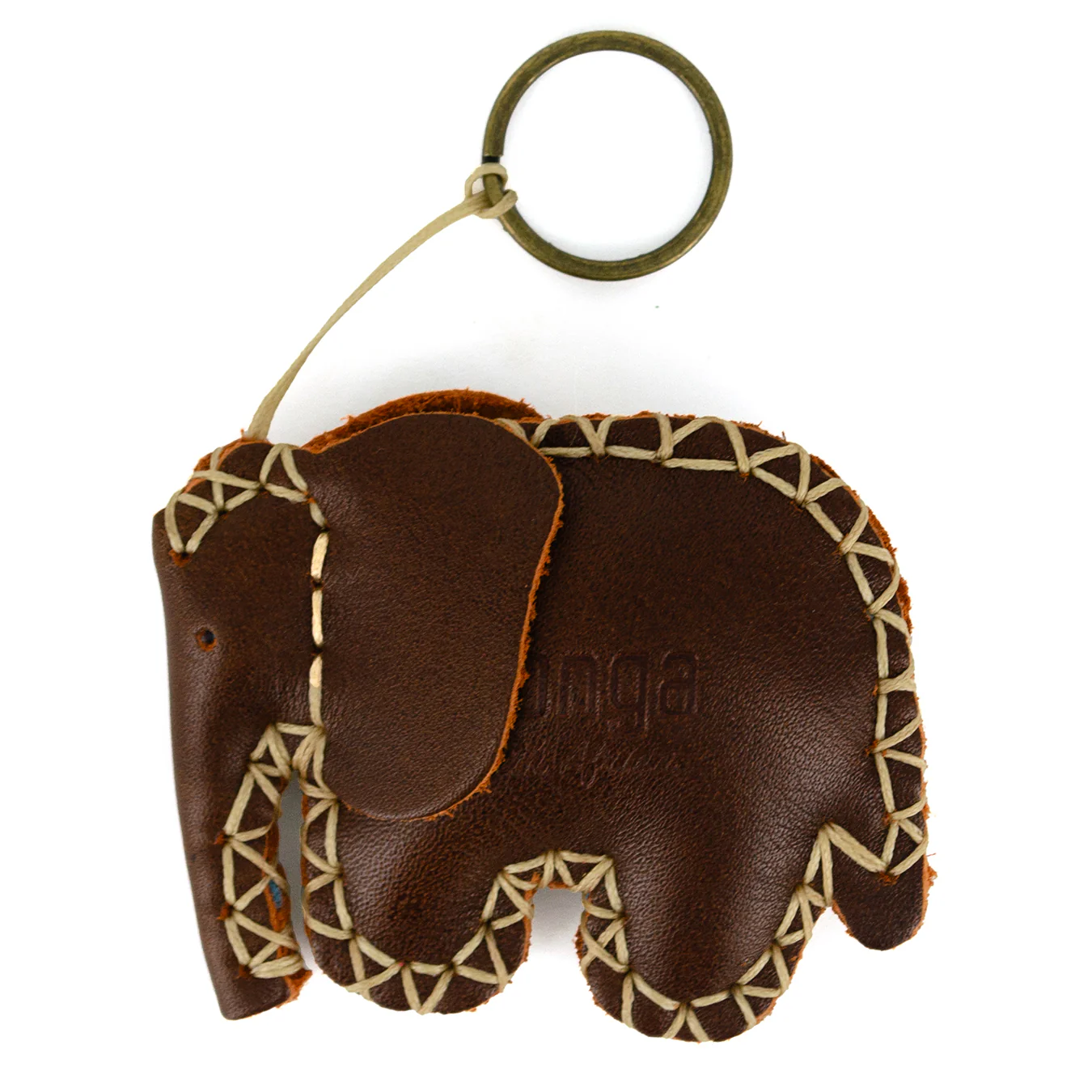 Elephant Key Ring in Assorted Leathers - Image 9