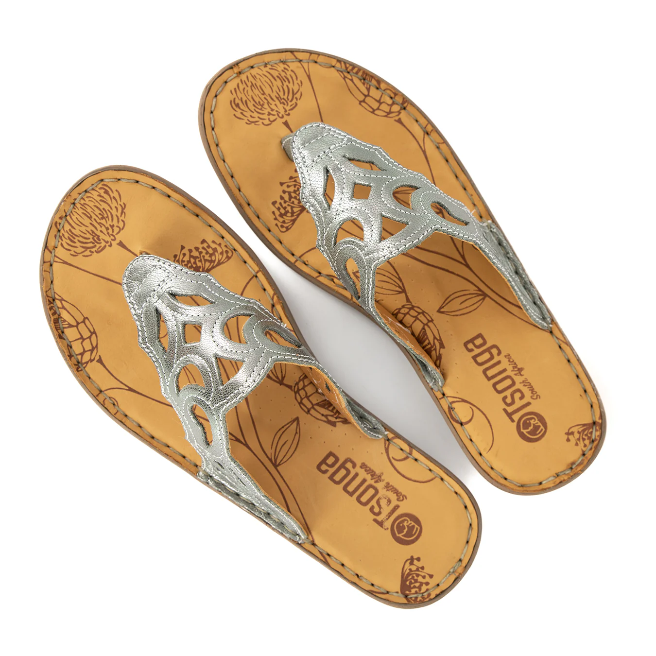 Gankla : Ladies Leather Sandal in Tallio - Image 4