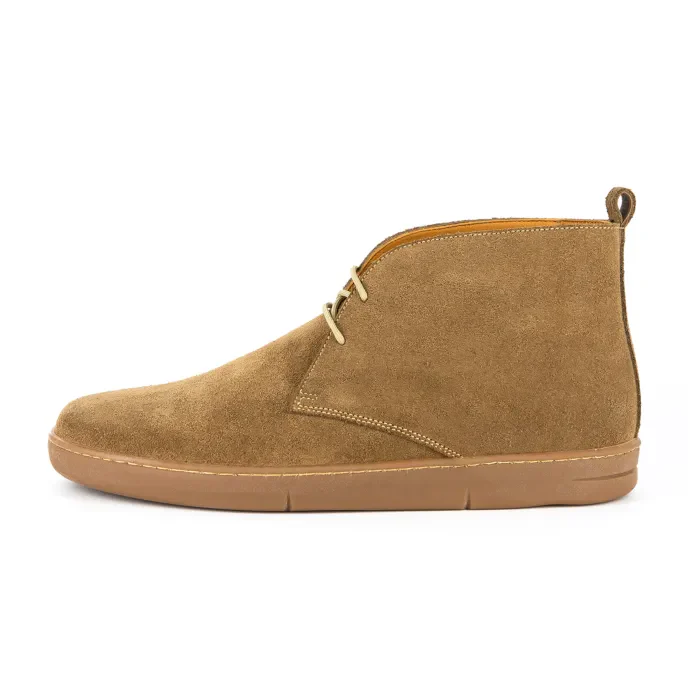 Iqhawe : Men's Leather Lace-Up Boots in Donkey Madrid - Image 3
