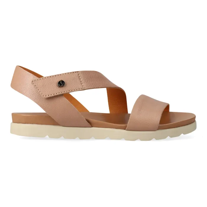Isidingo : Ladies Leather Sandal in Timber - Image 3