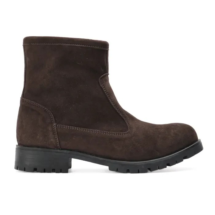 Karima : Ladies Leather Ankle Boot in Expresso - Image 3