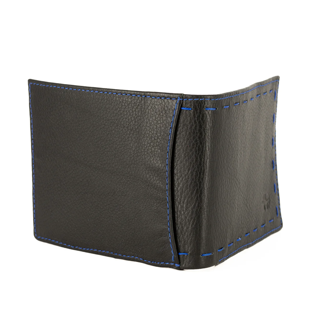 Leefa : Mens Leather Wallet in Black Delta - Image 5