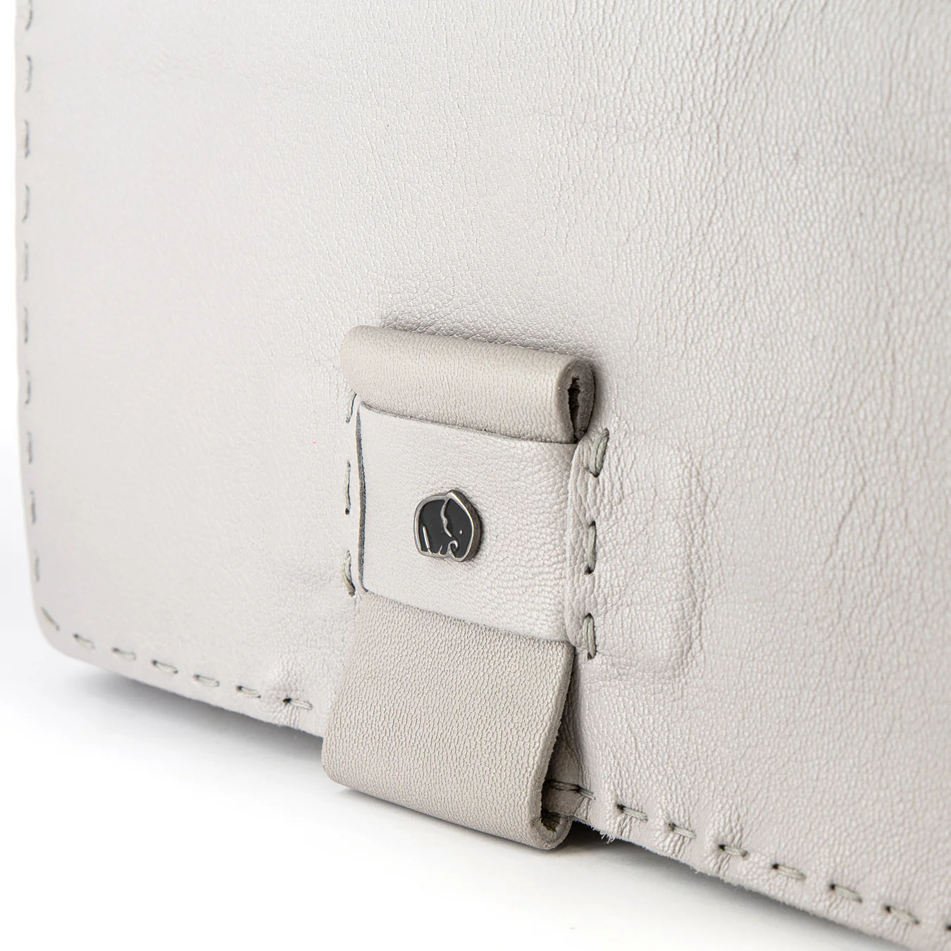 Liana : Ladies Leather Crossbody Handbag in Quarry Cayak - Image 6