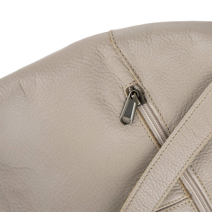 Ncumisa : Leather Backpack in Stone - Image 6
