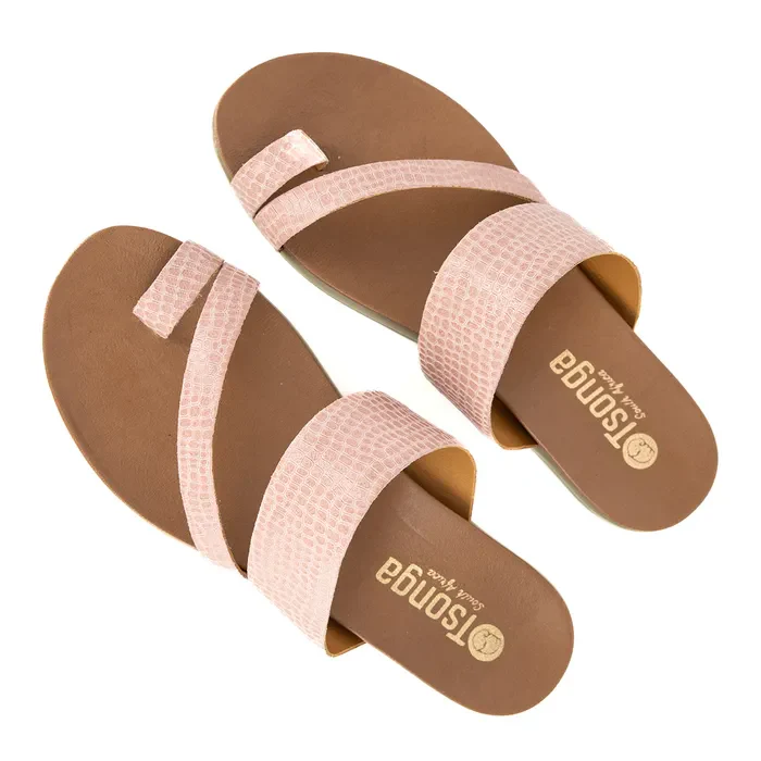 Ningizimu : Ladies Leather Sandal in Foster - Image 4