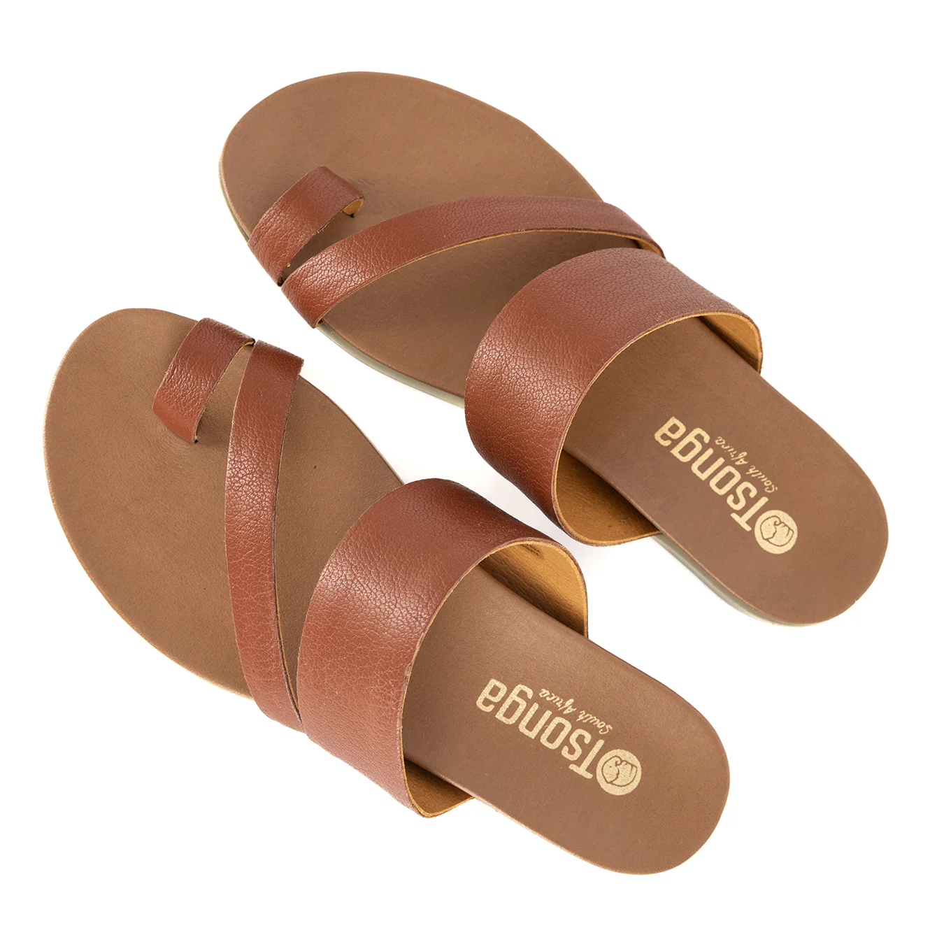 Ningizimu : Ladies Leather Sandal in Suede - Image 4