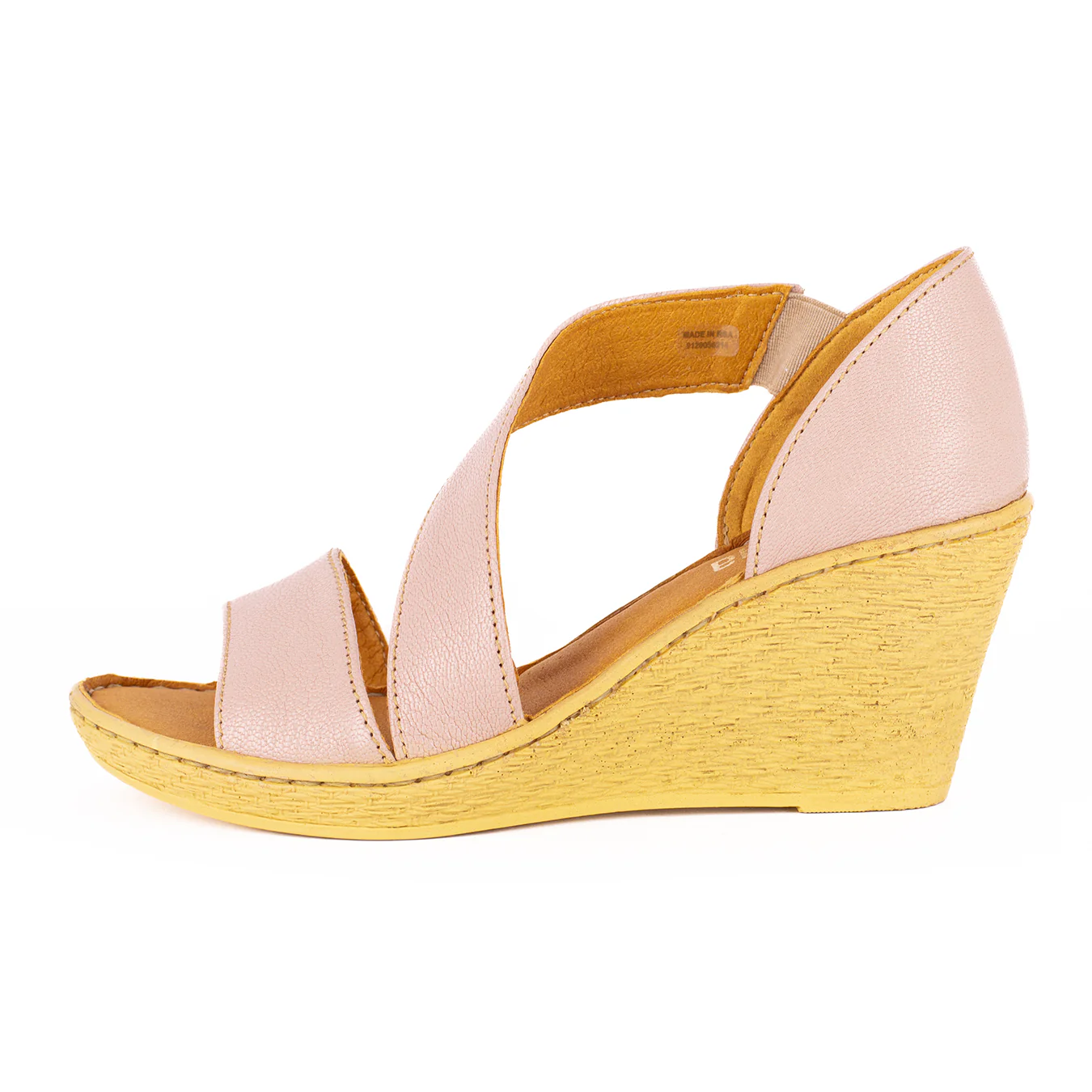 Nompempe : Ladies Leather High-Heel Sandal in Rose 2023 - Image 3