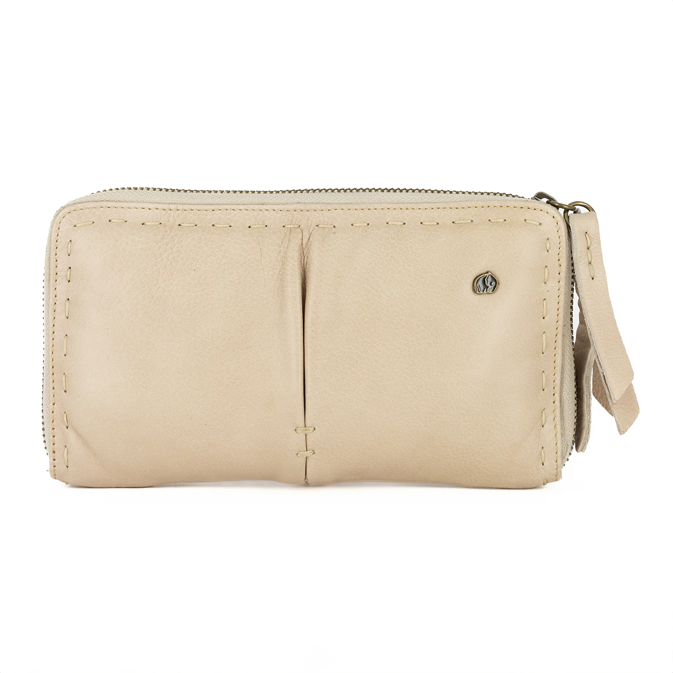 Olwethu : Ladies Leather Clutch Purse in Gravel Vintage - Image 4