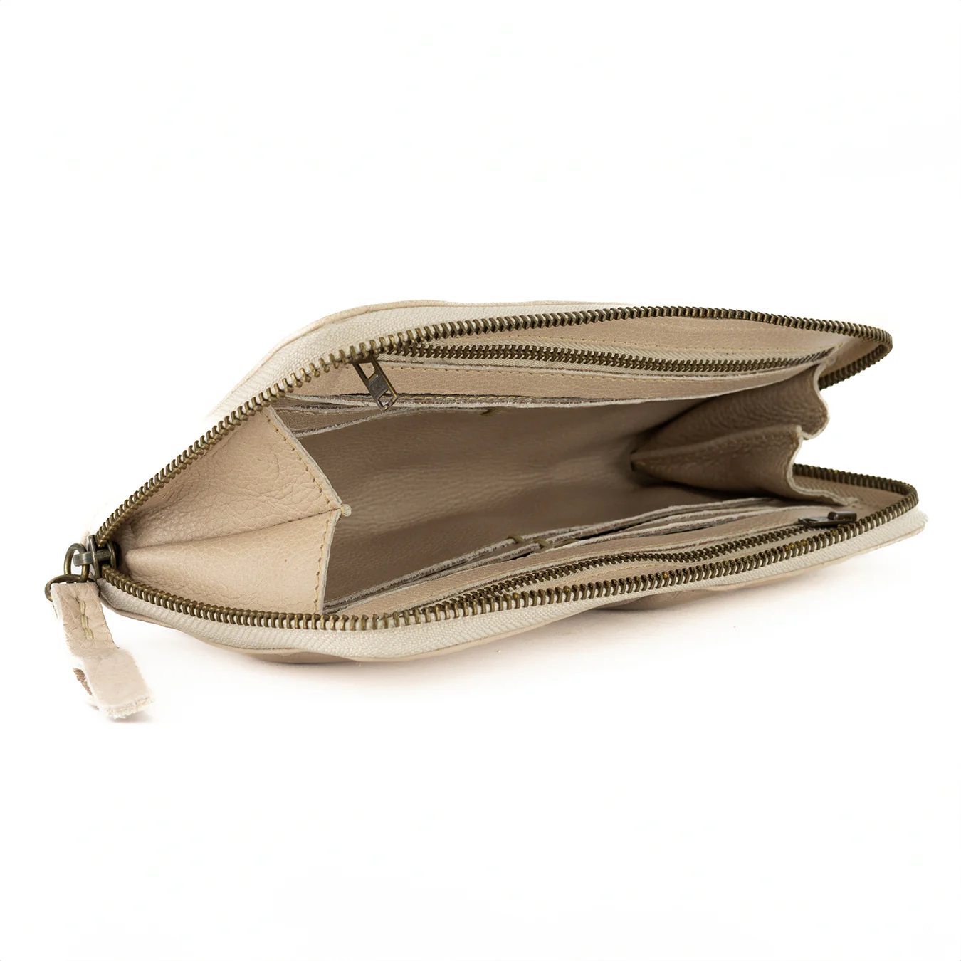 Olwethu : Ladies Leather Clutch Purse in Gravel Vintage - Image 6