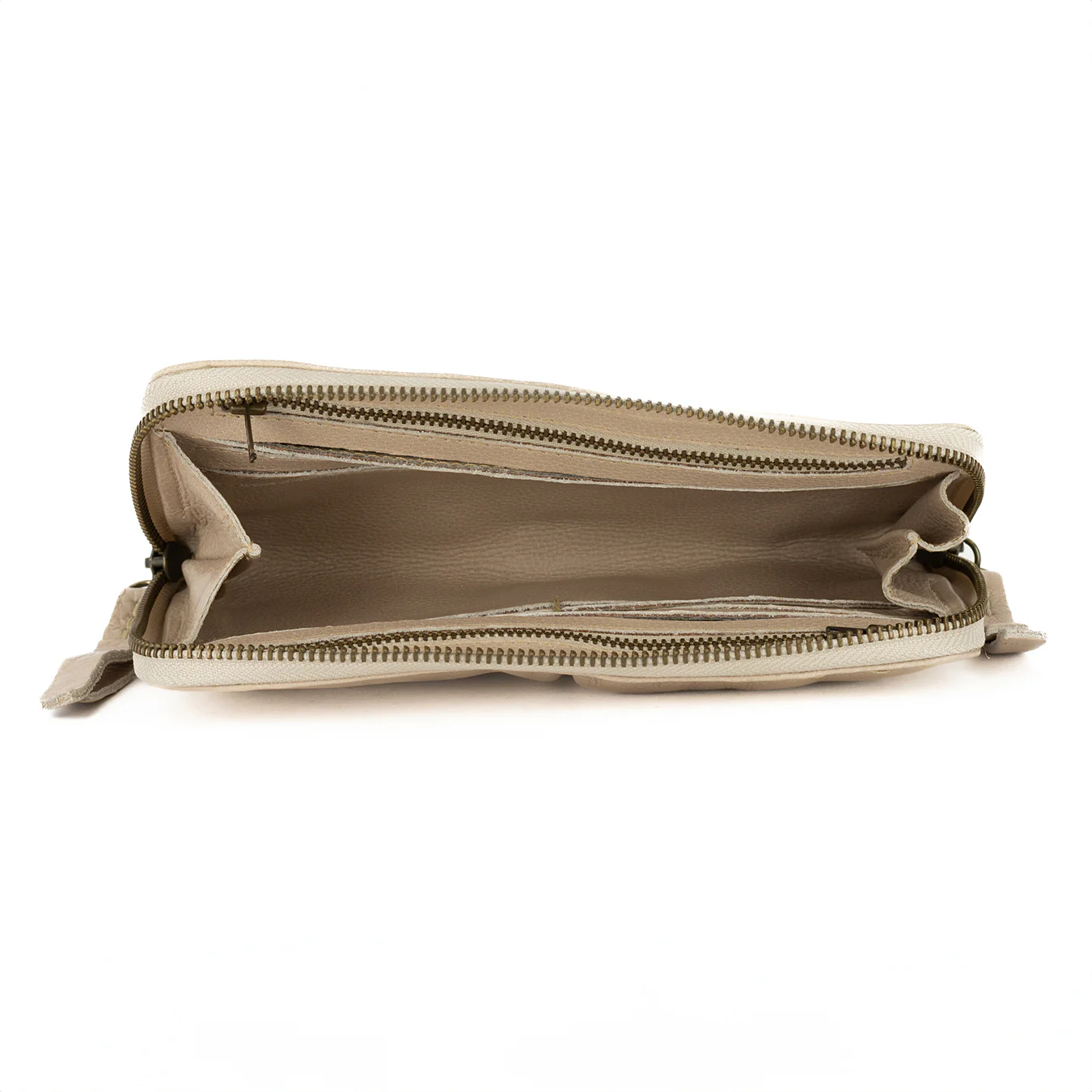 Olwethu : Ladies Leather Clutch Purse in Gravel Vintage - Image 8
