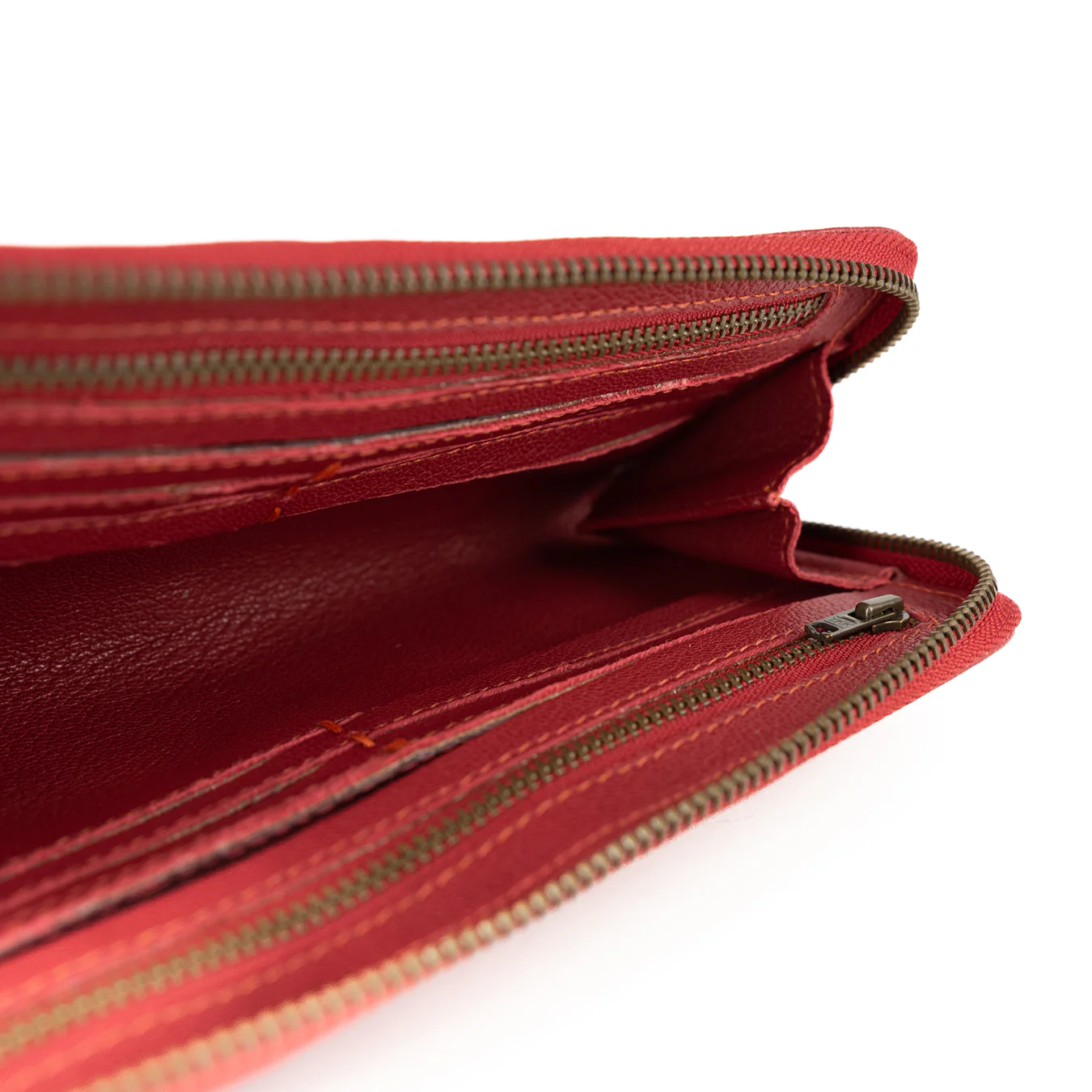 Olwethu : Ladies Leather Clutch Purse in Valentine Cayak - Image 3