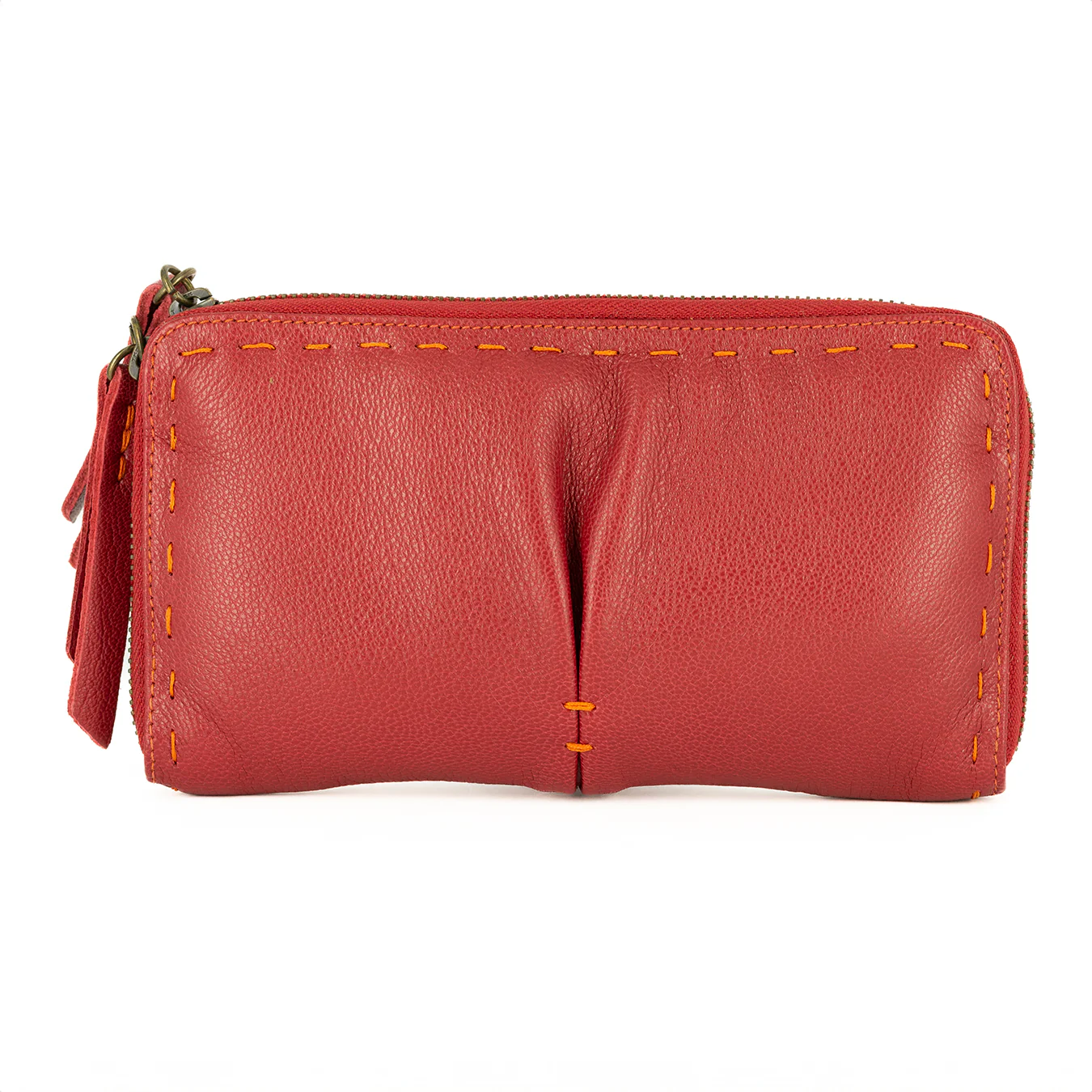 Olwethu : Ladies Leather Clutch Purse in Valentine Cayak - Image 5