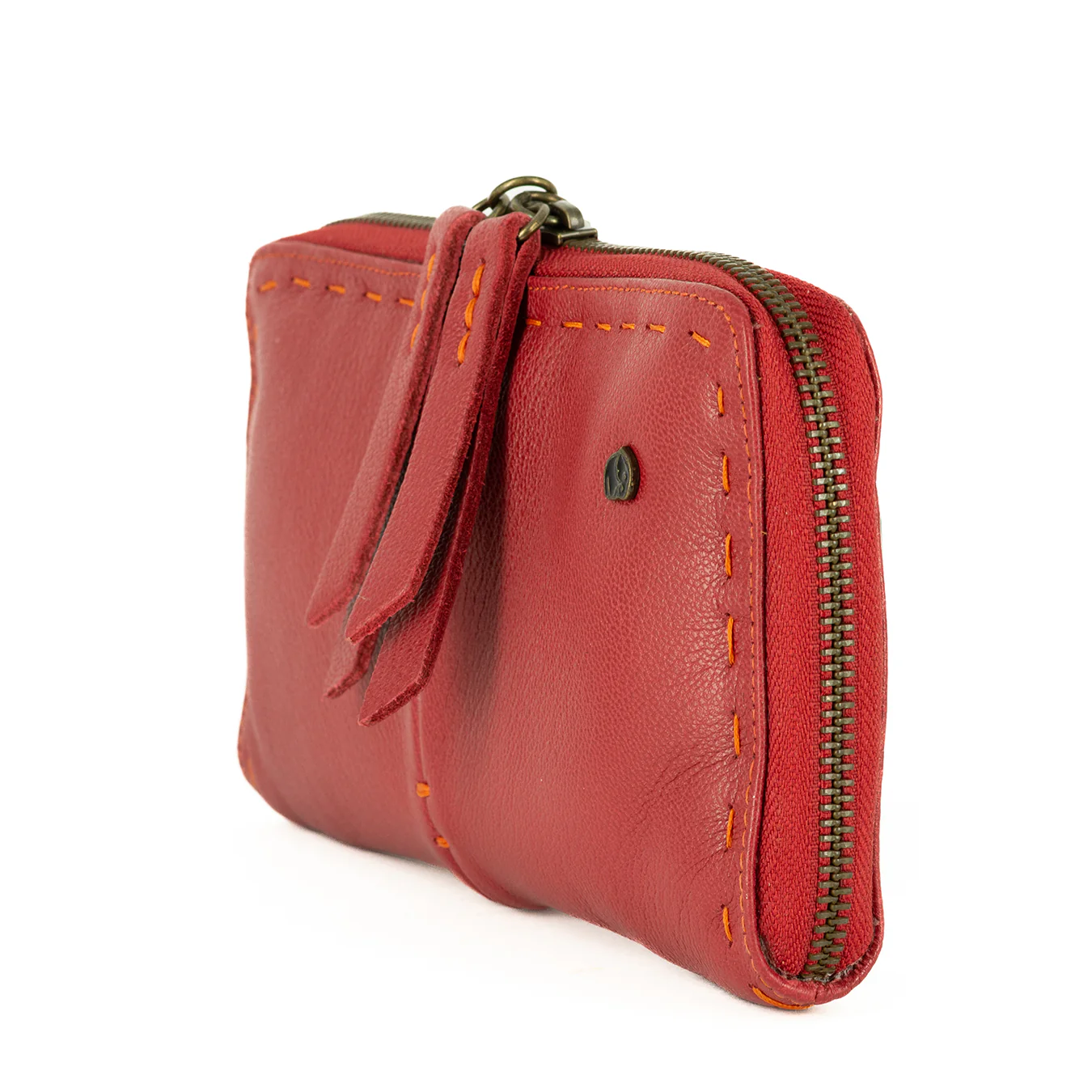 Olwethu : Ladies Leather Clutch Purse in Valentine Cayak - Image 7