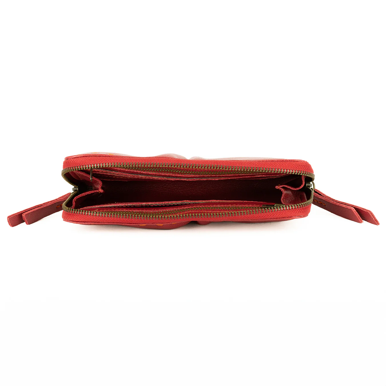 Olwethu : Ladies Leather Clutch Purse in Valentine Cayak - Image 8
