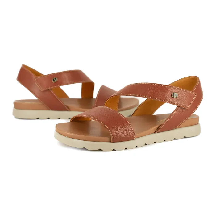 Otavi : Ladies Leather Sandal in Suede - Image 4