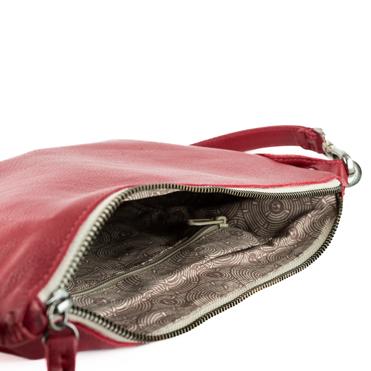 Rantu : Ladies Leather Crossbody Handbag in Valentine - Image 7
