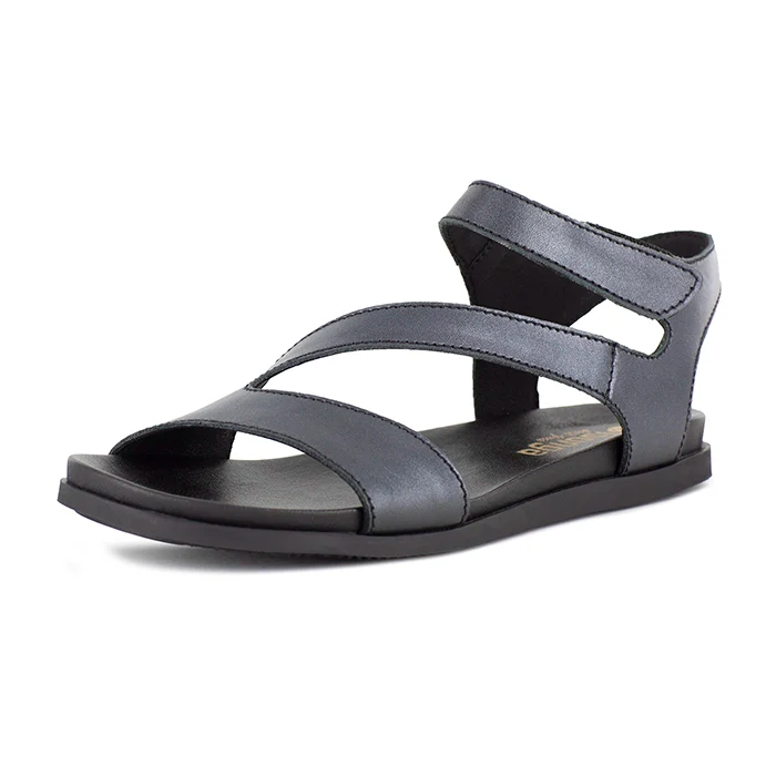 Umgodlo : Ladies Leather Sandal in Black - Image 2