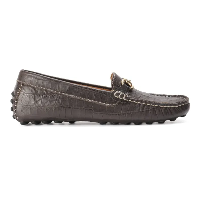 Watamu : Ladies Leather Moccasin In Brown - Image 3