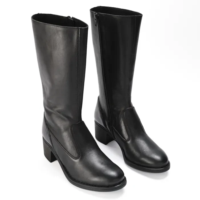 Zambezi : Ladies Leather Boot in Black