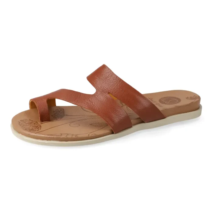 Zwelisha : Ladies Leather Sandal in Suede - Image 2